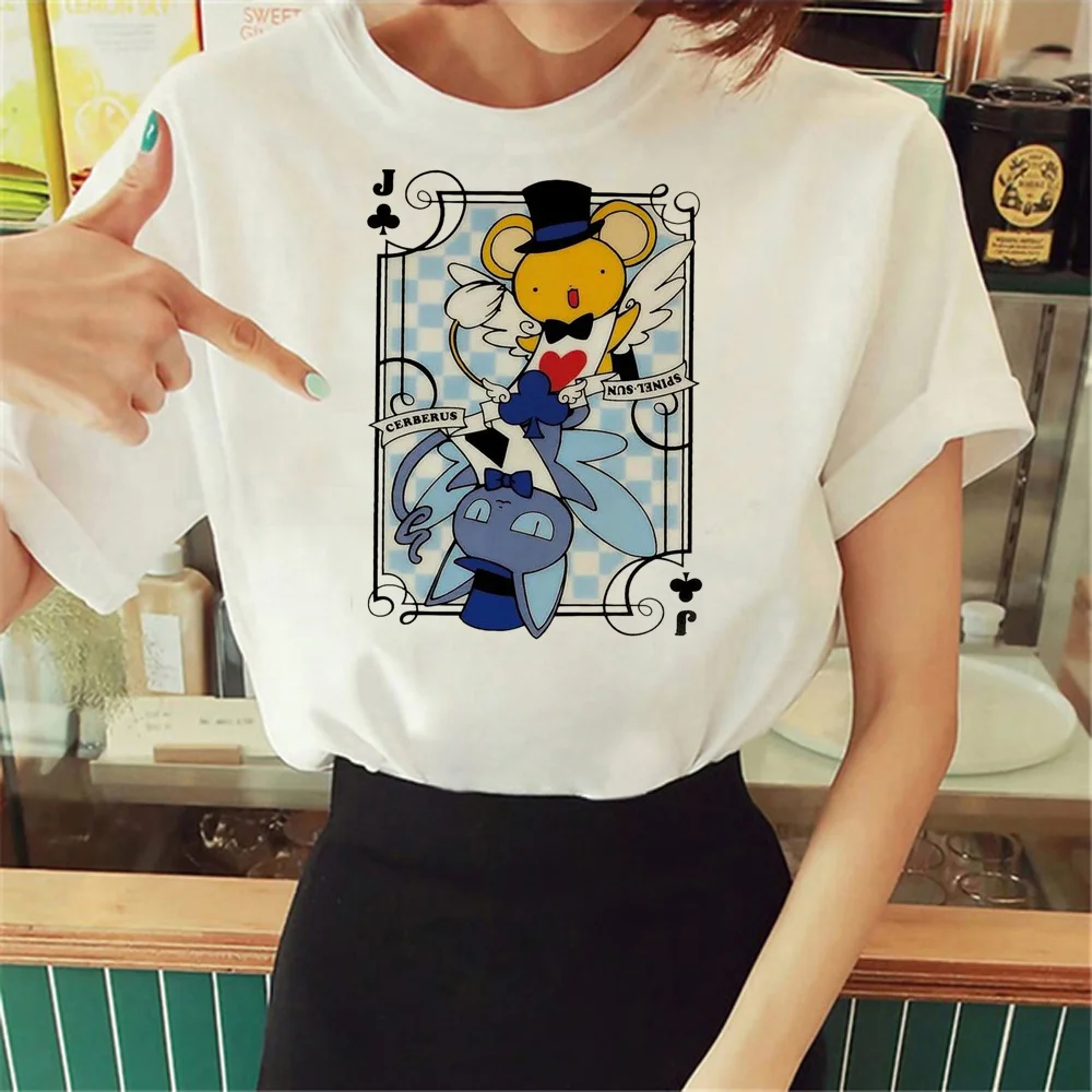 Sakura Card Captor t-shirts women summer tshirt girl anime designer clothing