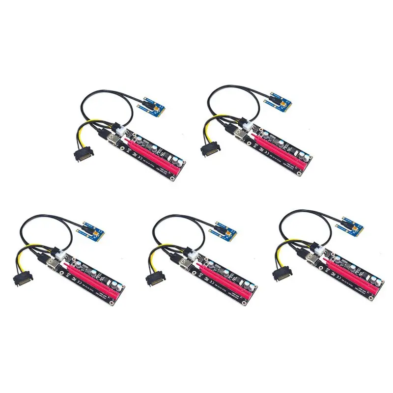 ABRI-5X Mini Pcie To PCI Express 16X Riser For Laptop External Graphics Card GDC BTC Miner Mpcie To PCI-E Slot Mining Card