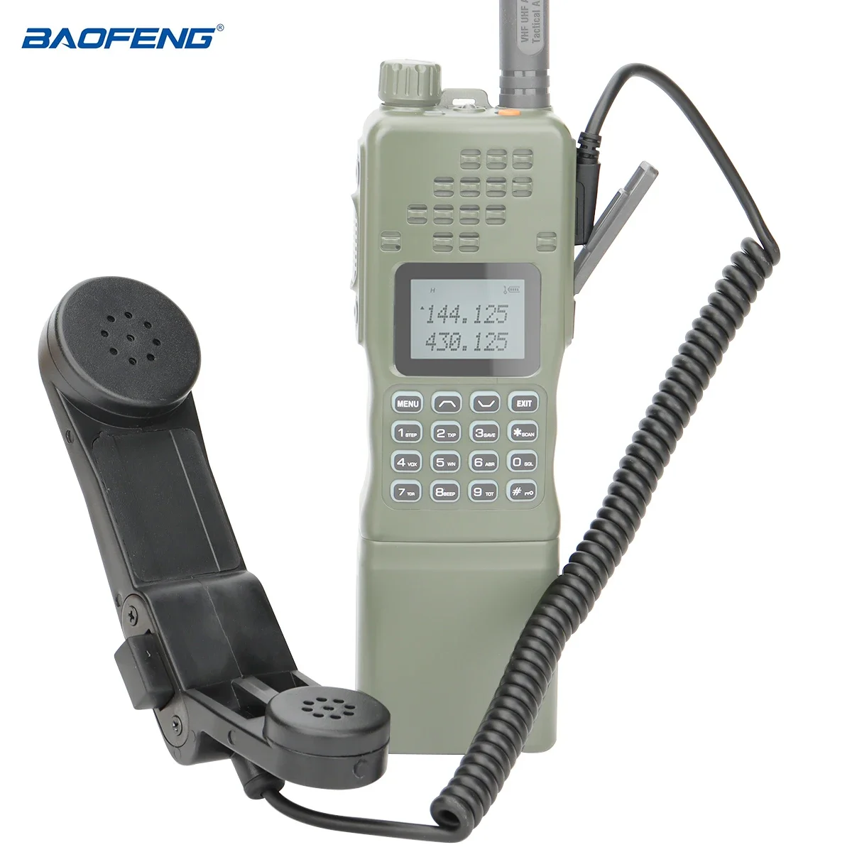 Baofeng H250 Tactical Military PTT Shoulder Speaker Microphone for TYT Baofeng Walkie Talkie UV-5R BF-888S AR-152 Two Way Radio