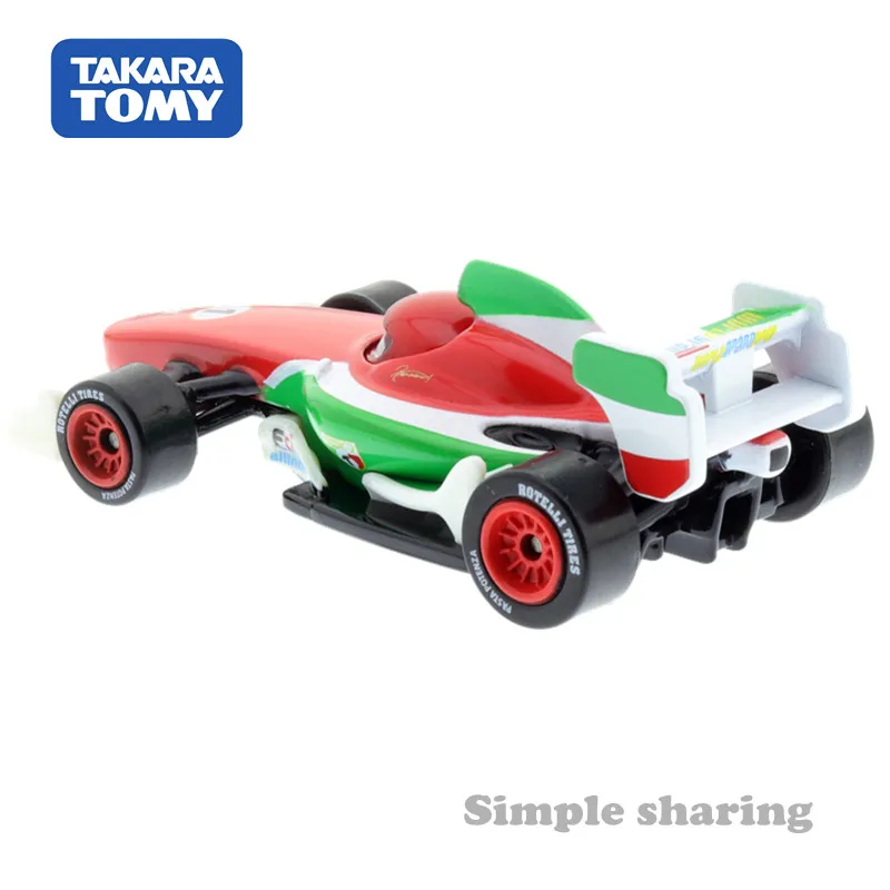 Takara Tomy Disney Cars Tomica C-17 Francesco Bernoulli (tipo standard) Modello di auto Ragazzo Modello giocattolo