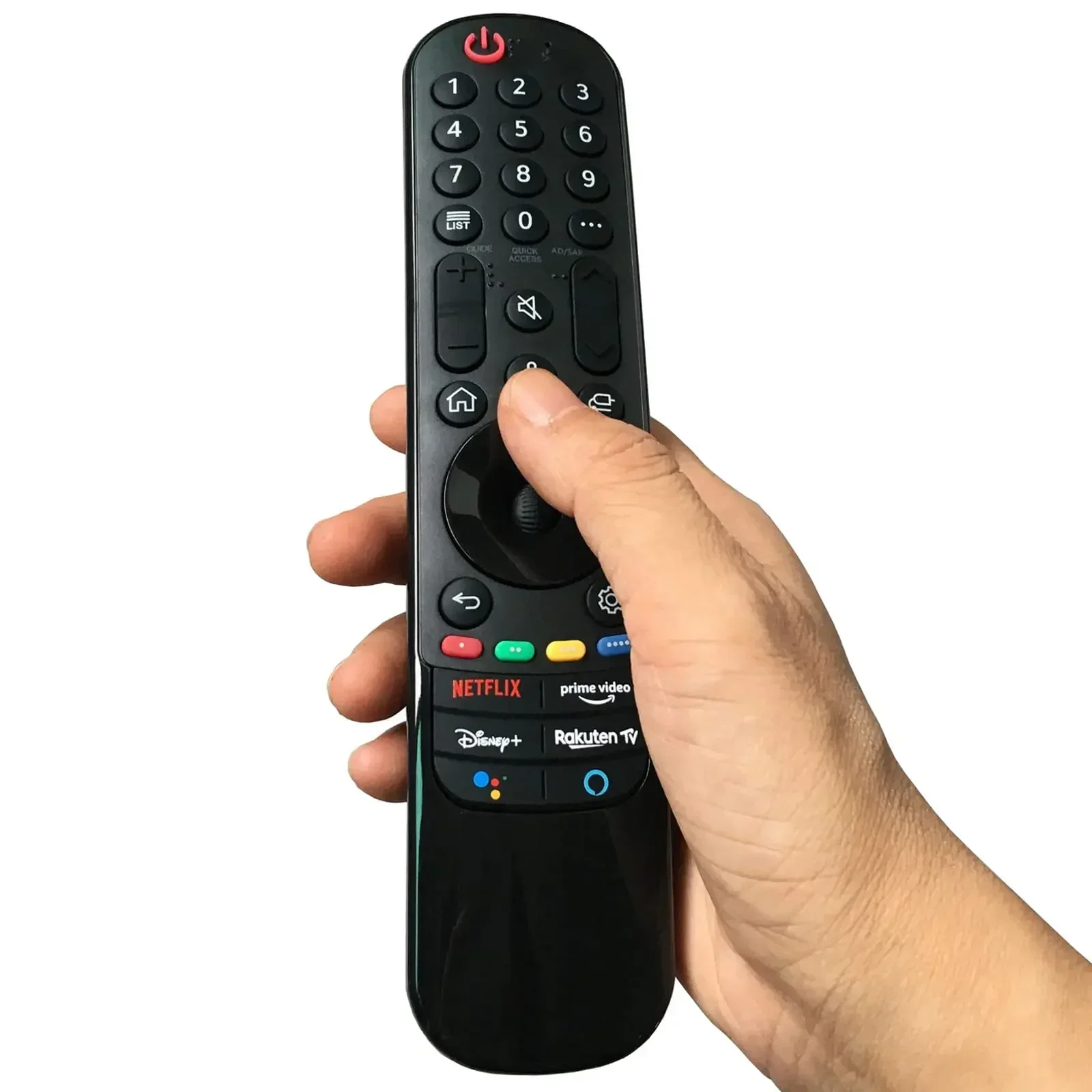 

For 55UP7700PUB 43NANO75UPA 43UP7100ZUF Ultra HD Smart TV AN-MR21GA Replacement Magic Voice Remote Control with 4 Shortcut Keys