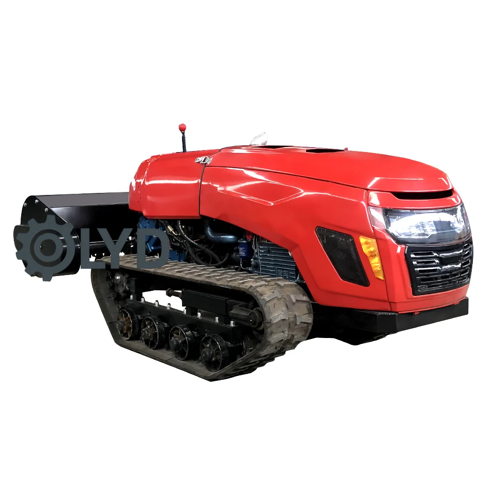 Remote Control Orchard Small Crawler Tiller Multi Function Tracked Micro Cultivator