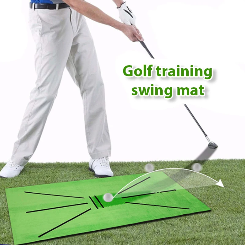 Golf Training Mat Swing Track Practice Marking Pad Detection Batting Ball Trace Directional Detection Mat Swing Practice Pads