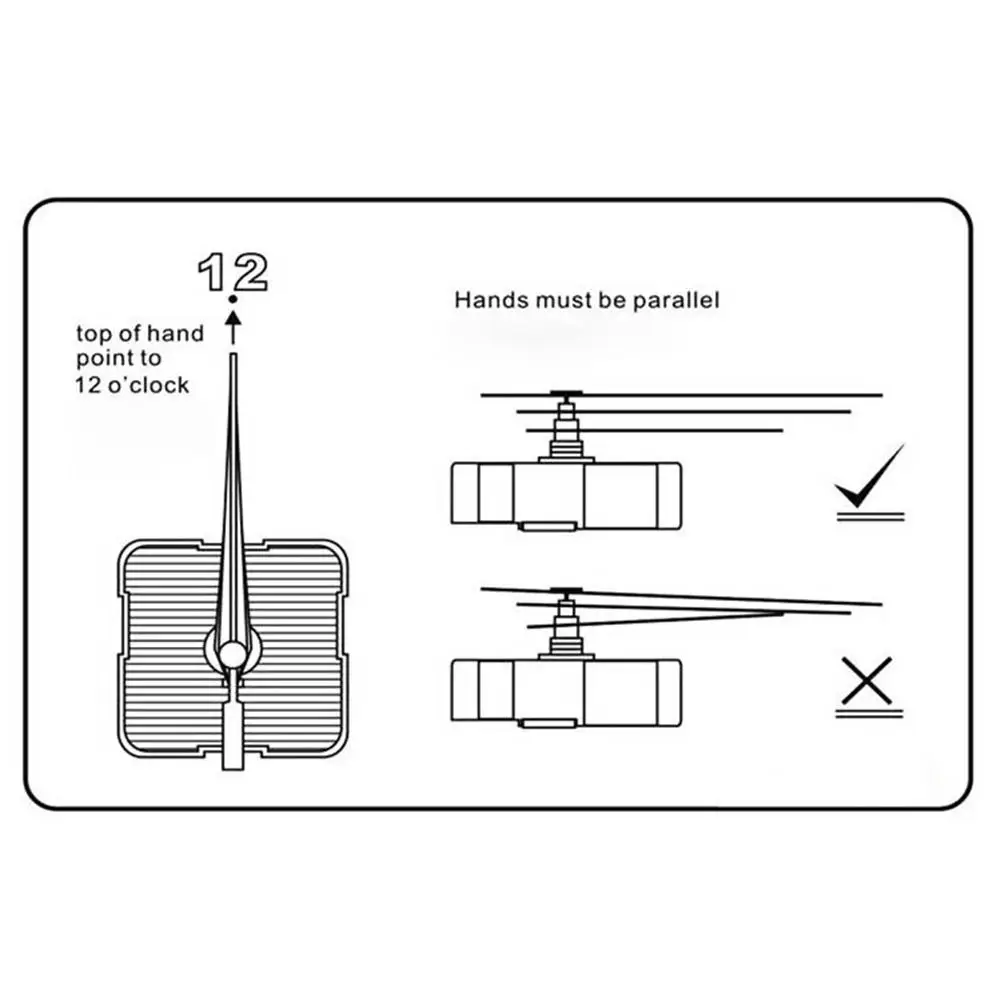 Replacement Quartz Clock Movement Mechanism Motor Fittings DIY Repair Creative Decoration Clock Core Acrylic Wall Watch Core