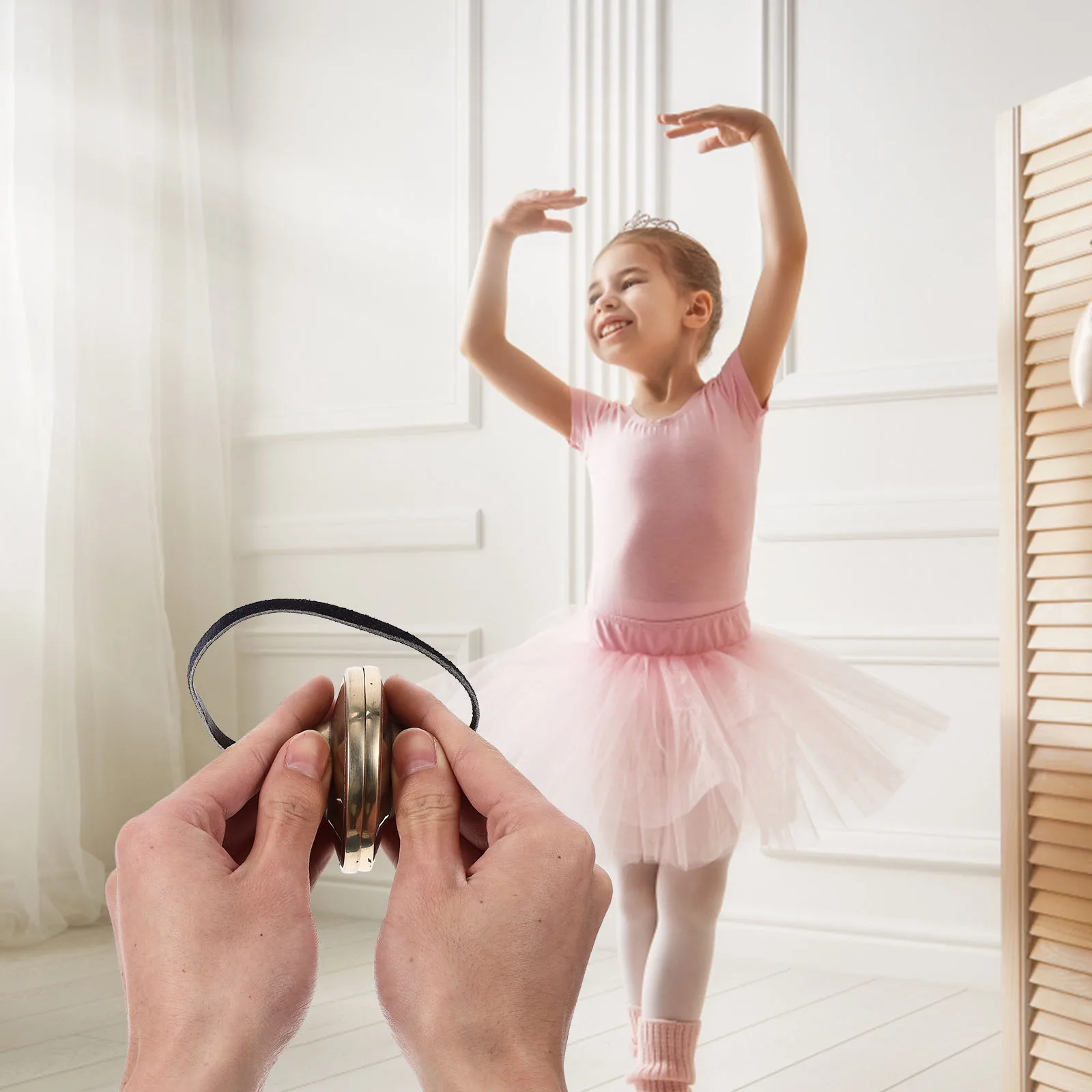 

Single Tingsha Cymbals Bell Handmade Copper Meditation Bell Yoga Percussion Instrument Religious Ceremony Cymbals Chimes Sound