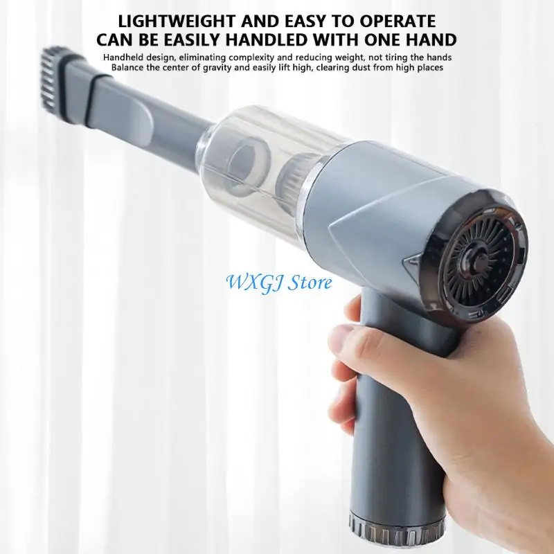 

37JE Transportable Nonbrush Motor Car Vacuum 12500Pa Radio Thin INTELLIGENCE Chip Controlled Multiple Face Cleaner