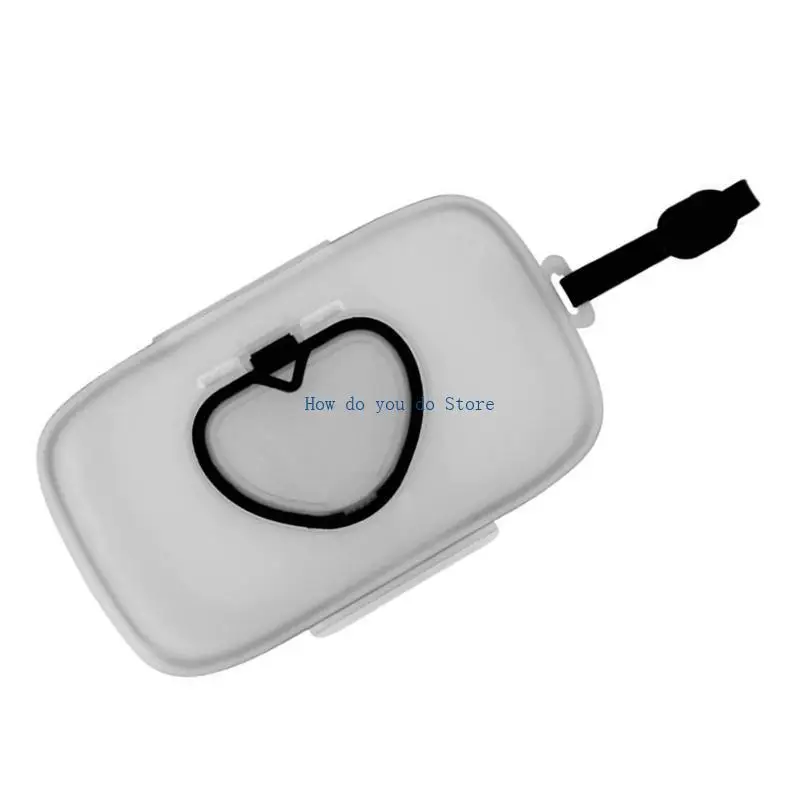 19QF น้ำหนักเบาผ้าเช็ดทำความสะอาดเด็ก Keeper ผู้ถือเนื้อเยื่อเปียกแบบพกพากล่องคอนเทนเนอร์สำหรับเดินทางทุกวัน