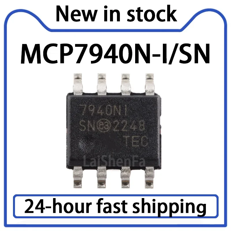 5PCS MCP7940N-I/SN Package SOIC-8 Real-time Clock (RTC) Chip in Stock