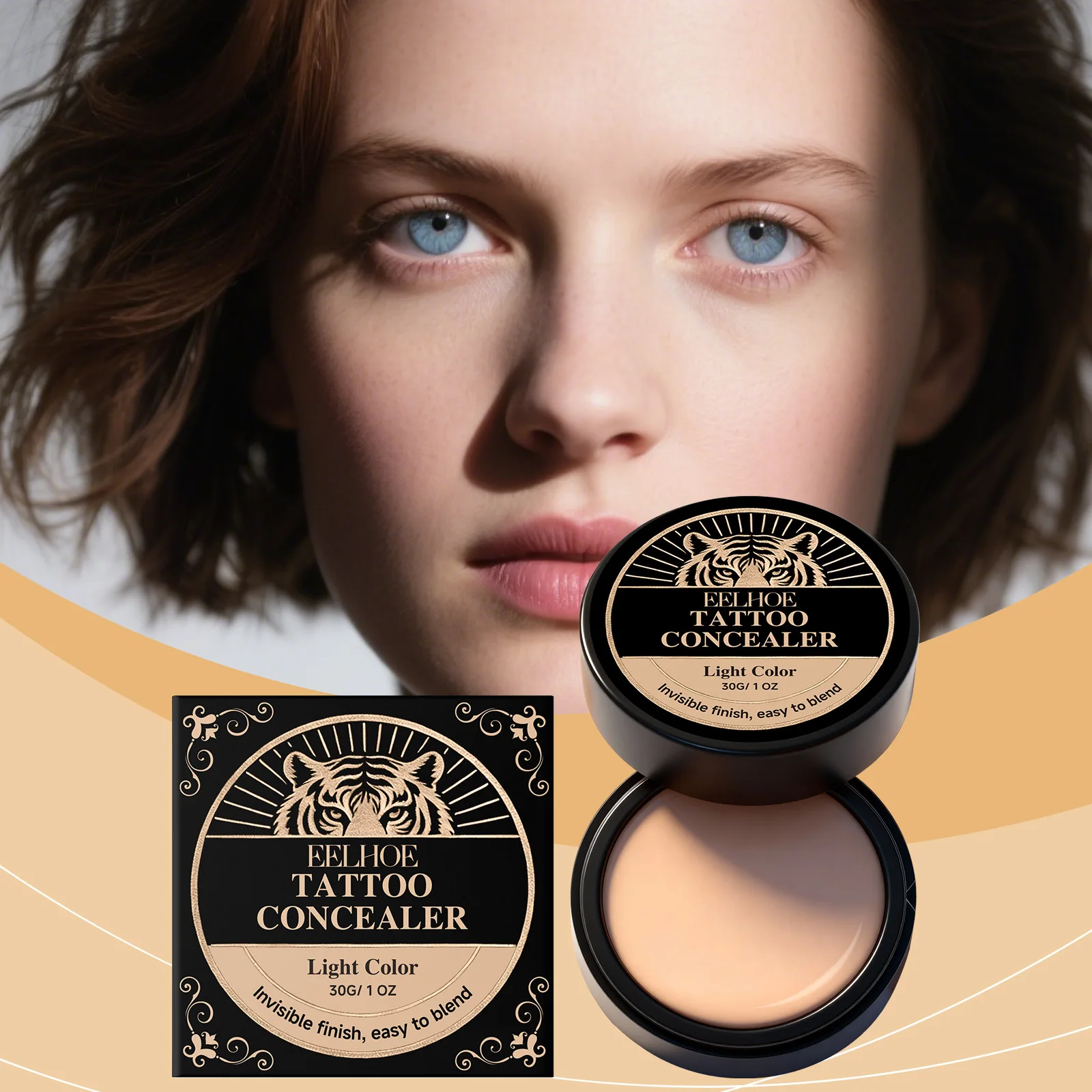 

Concealer foundation naturally light non-sticky improves complexion concealer hides pores long lasting makeup foundation