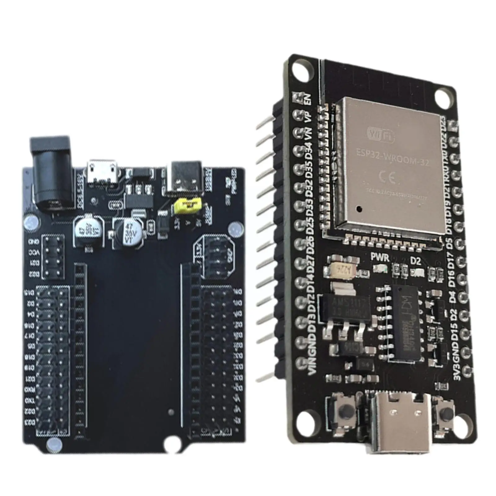 ESP32 Development Board Type-C USB CH340C Bluetooth ESP32-DevKitC-32 WiFi Low Ultra Board Dual-Core Power ESP-WROOM-32 Expa