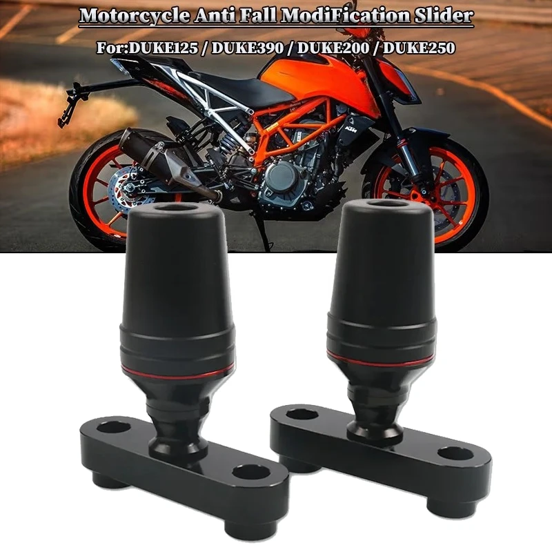 

For KTM DUKE125 DUKE390 DUKE200 DUKE250 Motorcycle CNC Falling Protection Frame Slider Fairing Guard Anti Crash Pad Protector