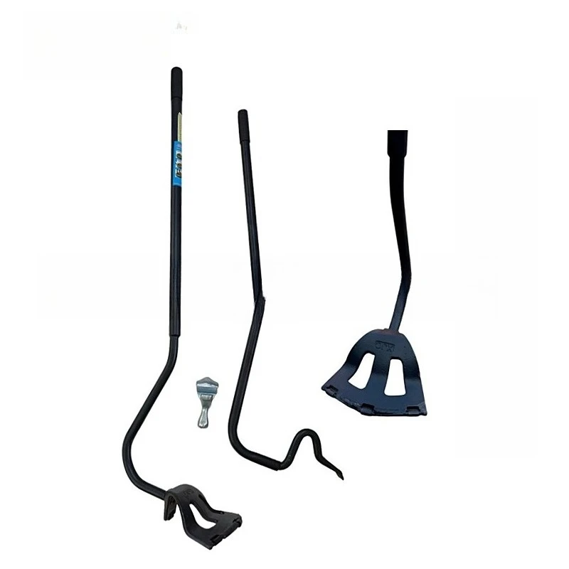 

Vacuum tire disassembly and assembly tools, three-piece set of solid core chrome vanadium steel forged large rake tire striker