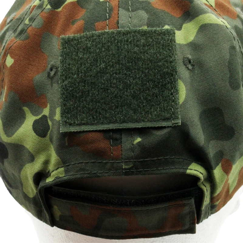 A-tacs FG EMR Flecktarn Derspot Jungle Baseball Cap Breathable for Both Men and Women with Extended Brim with Hook&loop