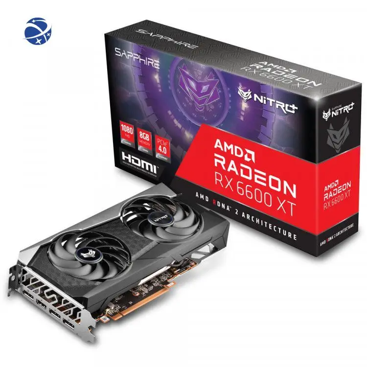 

Совершенно новая Видеокарта Sapphire Amd Radeon Rx 6600xt 8g для игровых настольных игр Amd Rx 6600 Xt