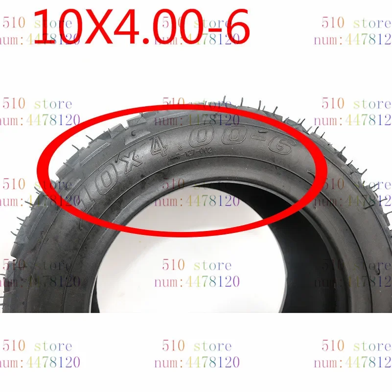 

10X4.00-6 10*4.00-6 Tires snow plow Go karts ATV Quad bike OFF-Road Tubeless Vacuum tyres 10 inch vacuum tyre