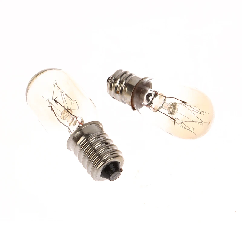 1pc 220V Sewing Machine LED Bulb E12/BA15D/E14 15W Threaded /Plug-in Incandescent Lamp Corn Fridge Lighting Craft Warning