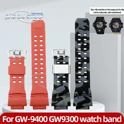 GW9400 GW-93000 Rubber Watchstrap For Casio G-shock 3410 Silicone Watch Band GW-9400 GW9300 Resin Men's gw 9400 16mm Watch Chain