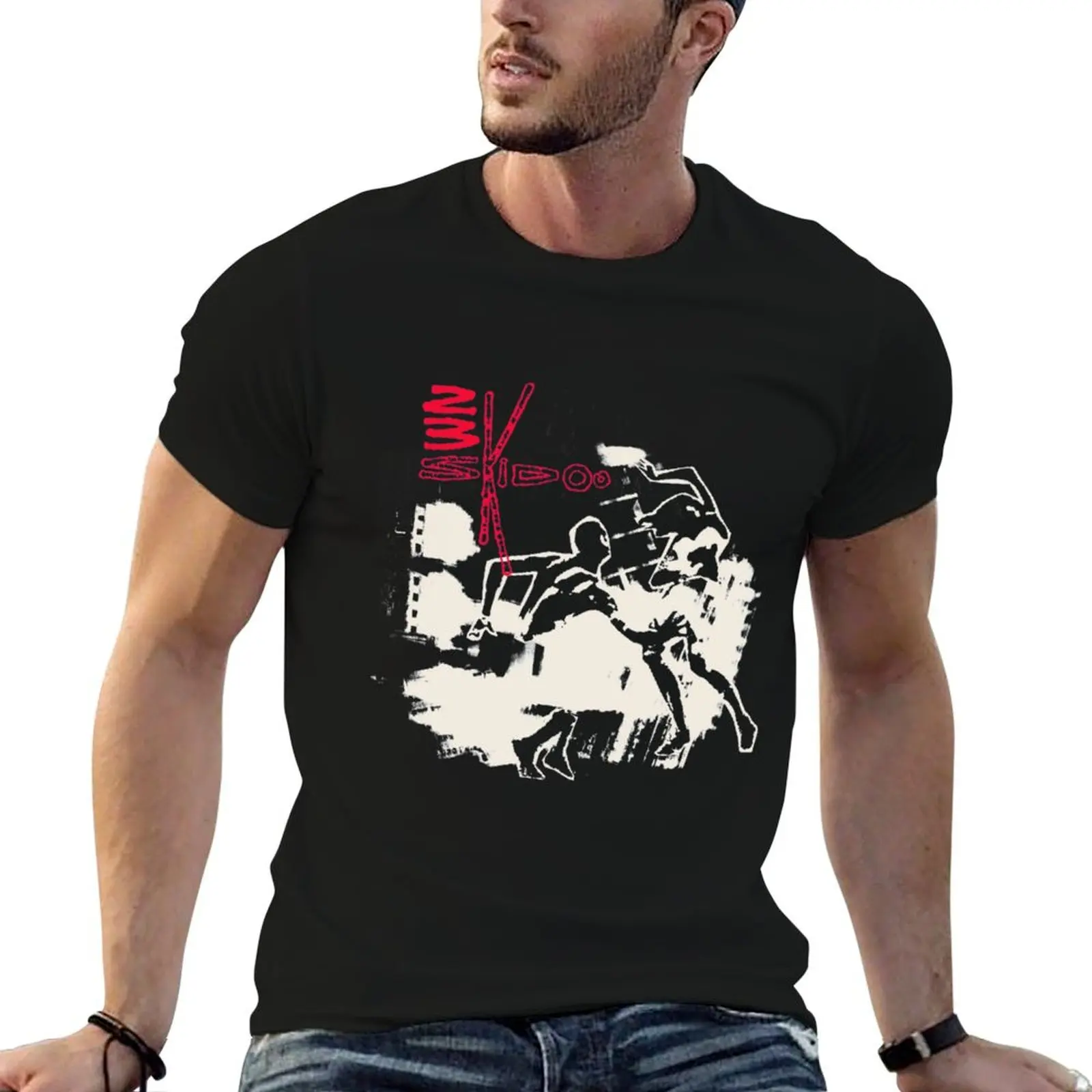 23 Skidoo Dancers T-Shirt oversizeds vintage black t-shirts for men