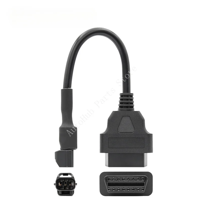 

10 штук 3-контактных диагностических адаптеров OBD2 для мотоциклов