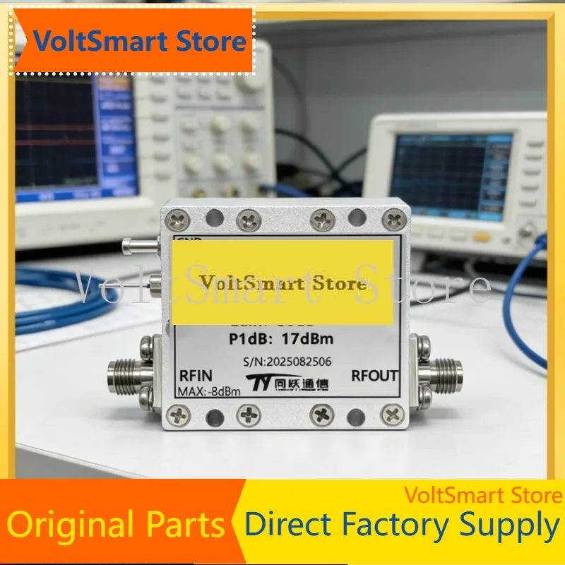 VoltS5-18GHz RF Low Noise Amplifier LNA RF Signal Amplifier, Gain 38dB NF=1.5dB