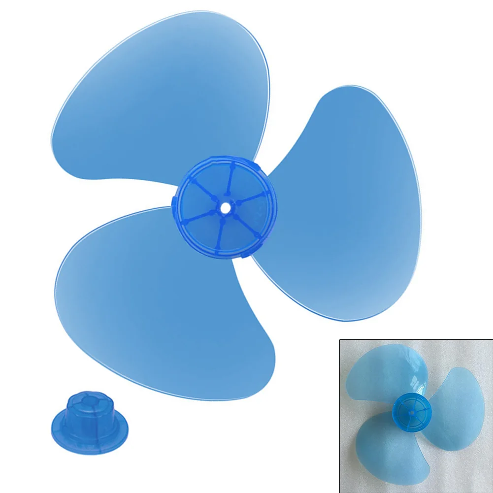 3 Leaves Fan Blade Plastic Fan Blade Home Cooling 8mm Diameter Central Round Hole Easy Installation For Wall Fans