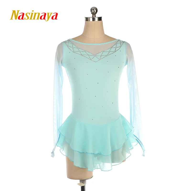 

Nasinaya Figure Skating Competition Training Women's Children's Dress Patinaje Artistic Gymnastics Performance