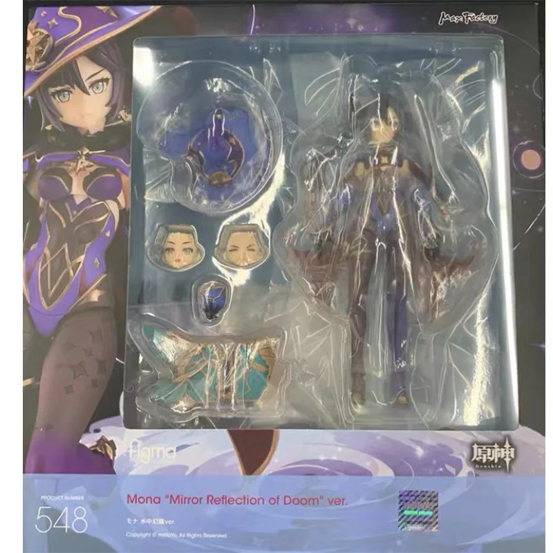 

100% Original Figma 548 Genshin Impact Mona Mirror Reflection Of Doom ver In Stock Anime Action Collection Figures Model Toys