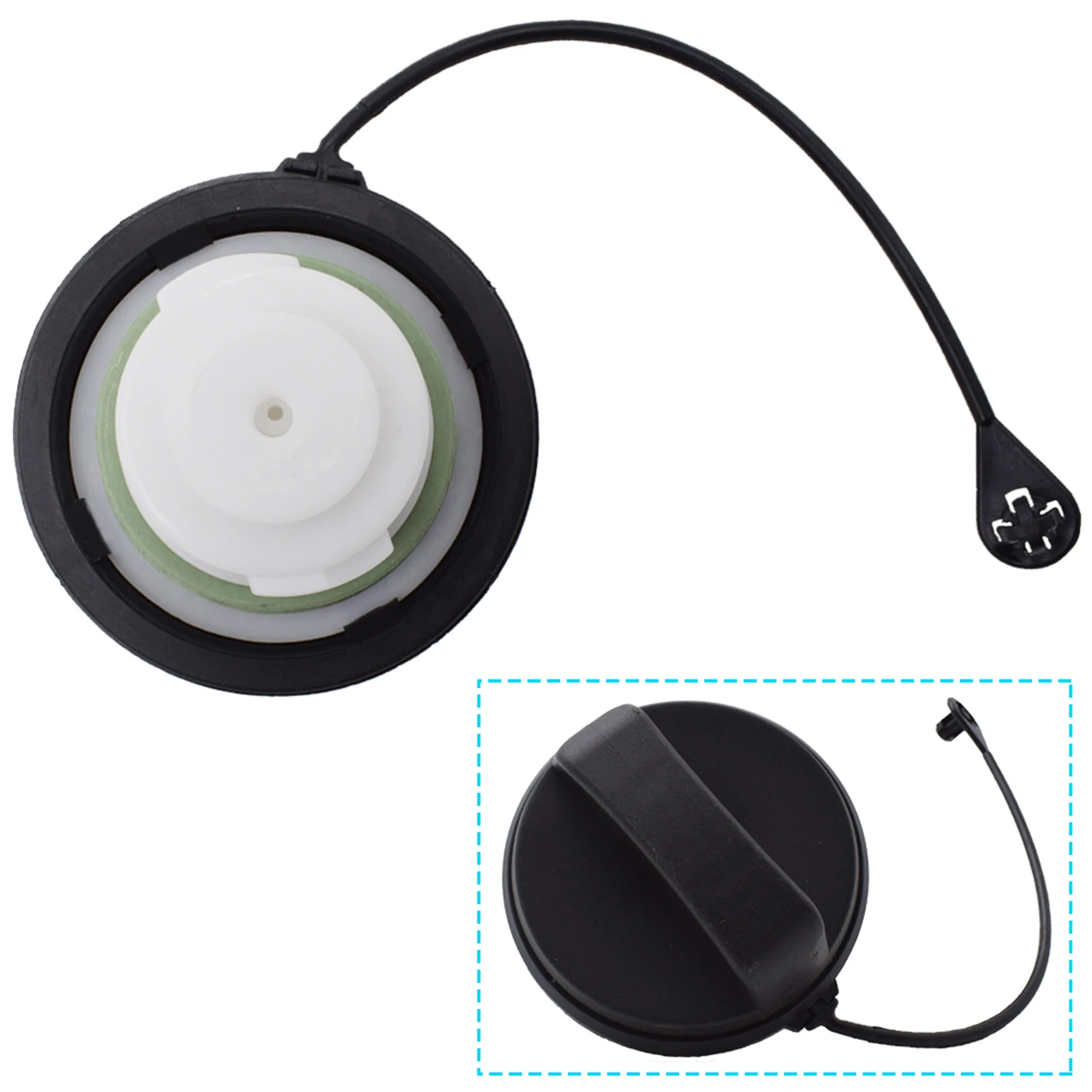 Petrol Fuel Gas Oil Tank Filler Cap Cover For Ford Focus MK2 2005-2012 2006 2007 2008 2009 2010 2011 Car Accessories 6G919030AD