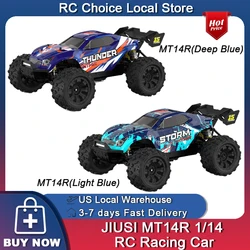 JIUSI MT14R 1/14 RC Racing Car 3S Battery 4WD 80km/h Brushless Motor 2.4G Remote Control 35C High Speed Off-road RC Truck