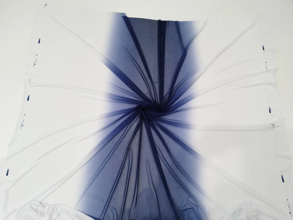 1 Meter X 1,5 Meter Polyester Stretch-Netzstoff Tüll Weicher Ombre-Netzstoff für Bühnendekoration – Detail 6