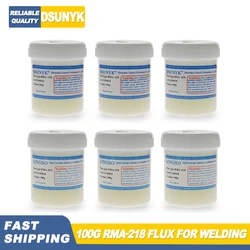 RMA-218 100g Solder Flux No Cleaning Flux for Welding Smd Fluxe and Rework Station Kingbo Solder Paste & DSUNYK RMA-218