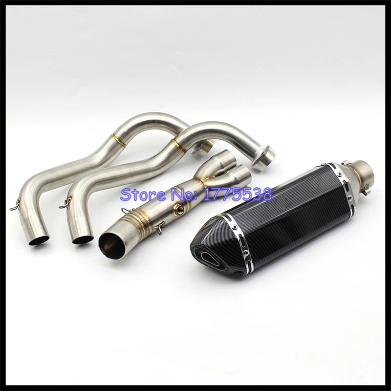 For Yamaha TRACER 700 700 GT 2016-2020 MT07 2018-2024 FZ07 2014-2017 XSR700 XTRIBUTE 2016-2024 Motorcycle Exhaust System