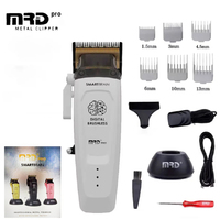 MRD Smart Brain HC-90-4  Men's Hair Clippers Professional All Metal Lift Height Torque Digital Brushless Motor Cordless Clipper