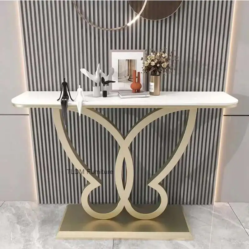 

Luxury Glamour Console Table Trendy Aesthetic Living Room Console Table Entrance Modern Tisch Wohnzimer Home Furniture