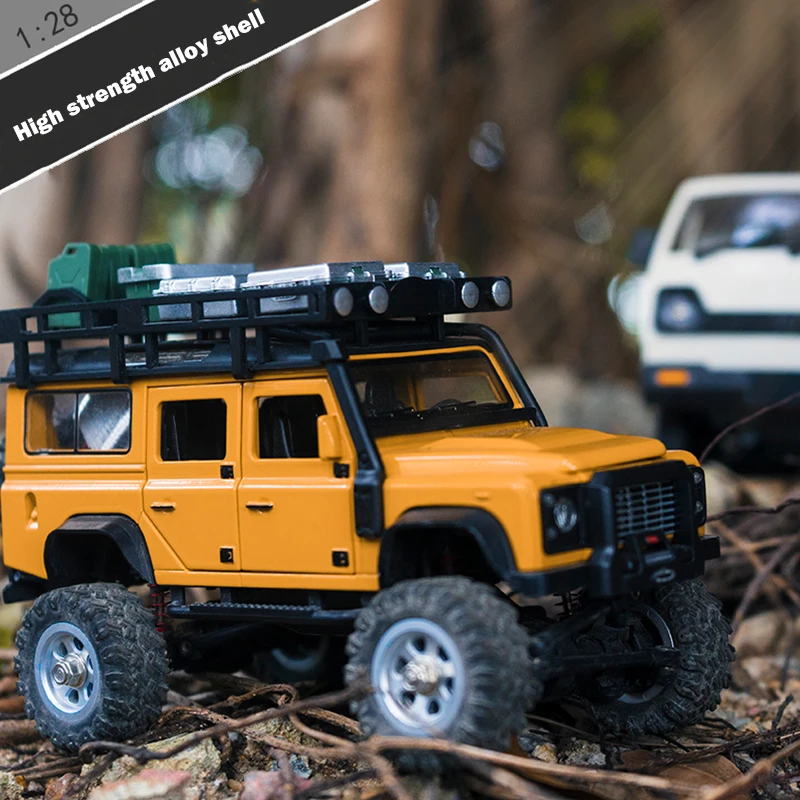 1/28 Mini RC Land Rover Serie 2.4G Telecomando 4WD Elettrico Fuoristrada Camion Da Arrampicata Per Bambini E Per Adulti Giocattolo Regalo Di Compleanno