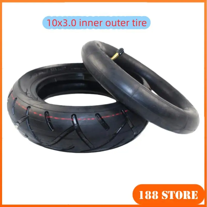 

HOTA 10-дюймовые колеса для складного электрического скутера Kugoo M4 Pro, внутренняя внешняя шина 10x3,0 дюйма с легкосплавными дисками 255x80, шина 80/65-6