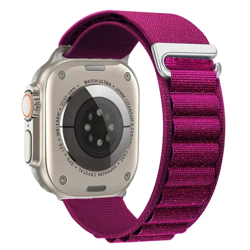 Alpine Strap for Apple Watch Ultra/3 11 10 9 8 7 Band 46mm 49mm 45mm 41mm Nylon Sports Bracelet IWatch 6 5 4 3 SE 44mm 40mm 42mm
