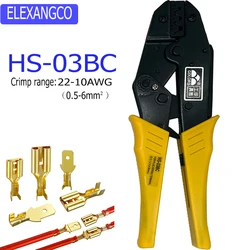 HS-03BC Crimping Pliers Are Designed For Electricians Spring Cord End Terminal. Pliers Are Suitable For Use With 22-10AWG 0.5-6