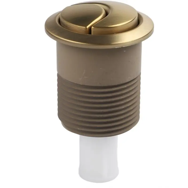 AB41-Para Skipper 45 Gold, Sistema de Doble Descarga, Interruptor de Tanque de Inodoro, Válvula de Descarga, Botón de Cisterna, Fácil Instalación DIY