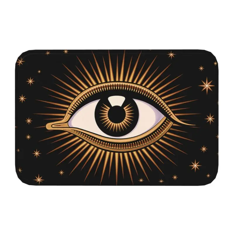 Custom Evil Eye Doormat Anti-Slip Kitchen Bath Mat Living Room Door Floor Entrance Carpet Rug