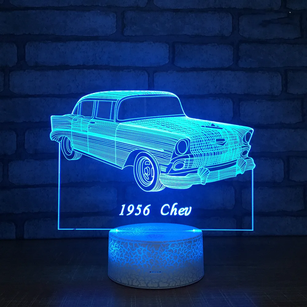 Bridg Novelty 3d Nightlight Seven-color Led  Creative Activities Gift 3d Lamp Customized Small Table Led Night Light