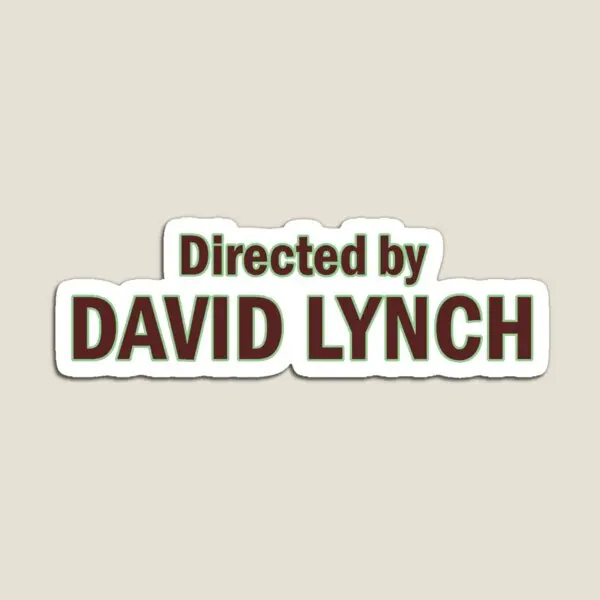 Directed By David Lynch  Magnet for Fridge Organizer  Stickers Kids Baby Magnetic Decor Funny Home Children Colorful