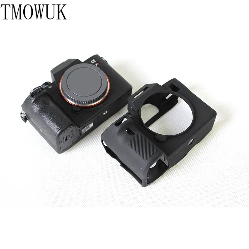 

For Sony ilce-7riii a7r3 silicone case mirrorless camera bag a7rm3 protective sleeve Camera Bag