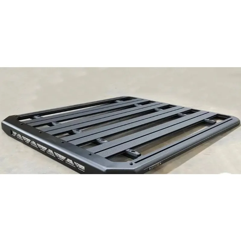New Design Roof Top Aluminum Platform Rack With Light Bracket And Spotlight