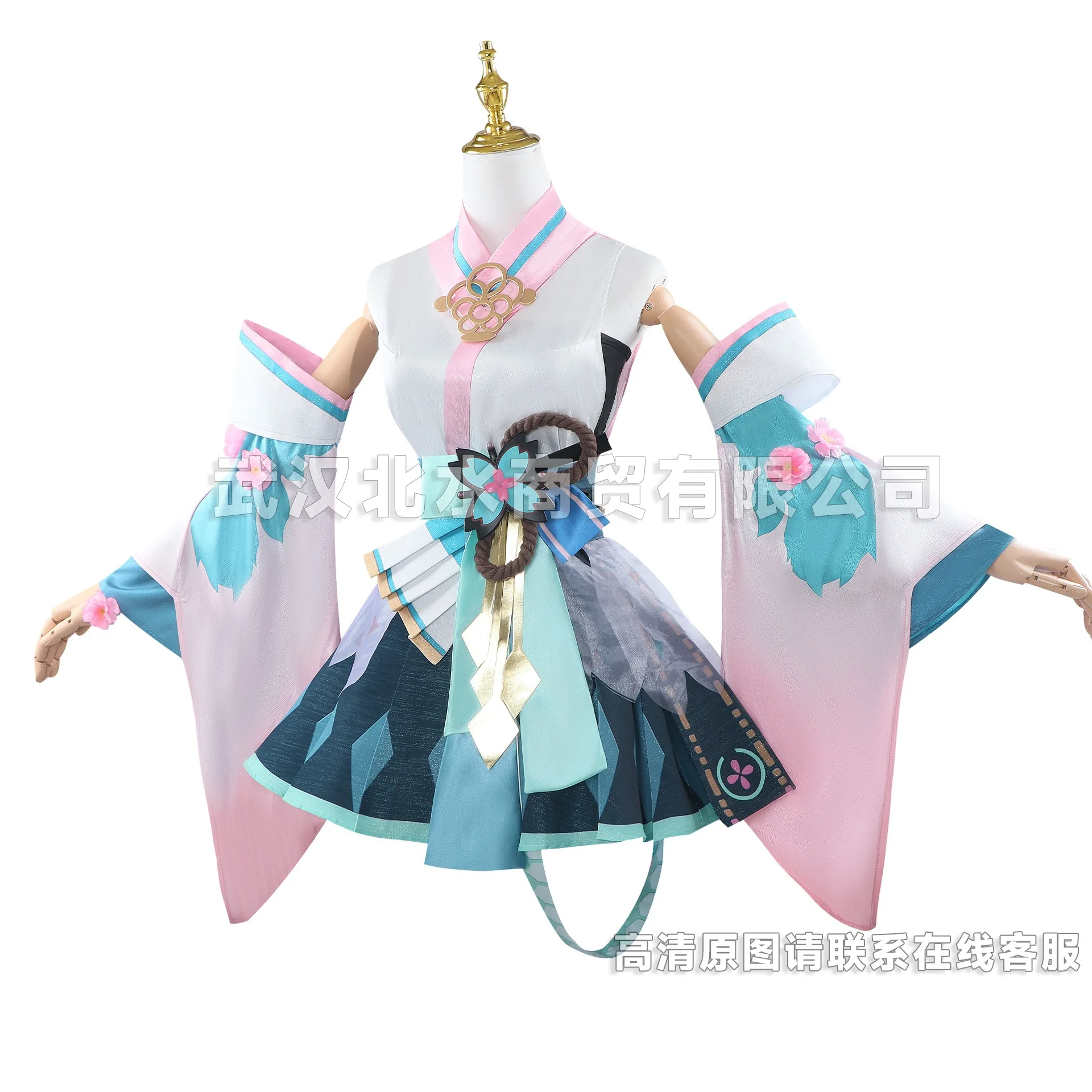 Onmyoji Hatsune Miku Cosplay Costume Wig Shoes Full Set Party Dresses Uniform Suit Halloween Carnival Role Play Suit for Girls