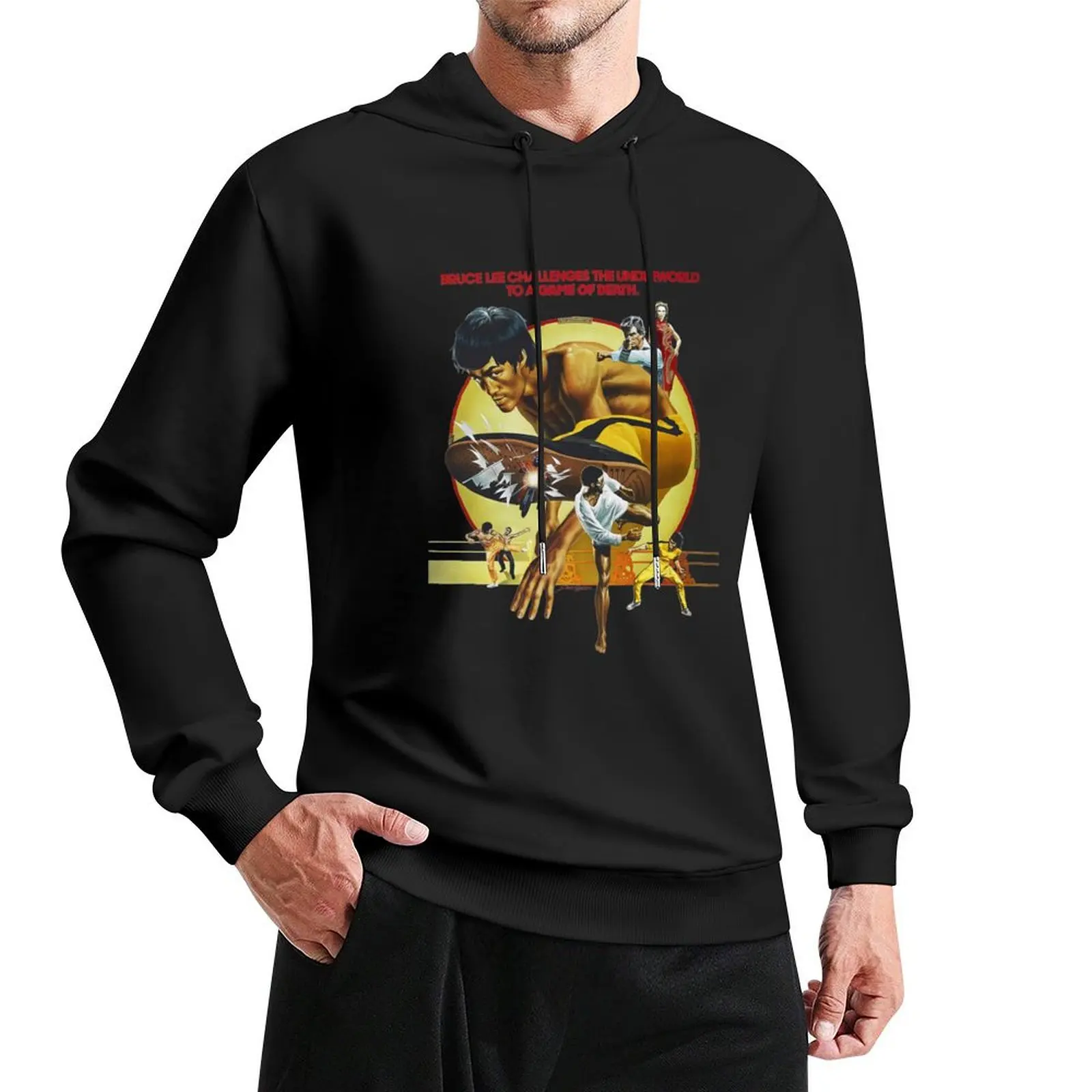 Game of Death 1978 Movie Poster Famous Kung-Fu Jet Kune Do Cinema, Artwork, Tshirts Pullover Hoodie