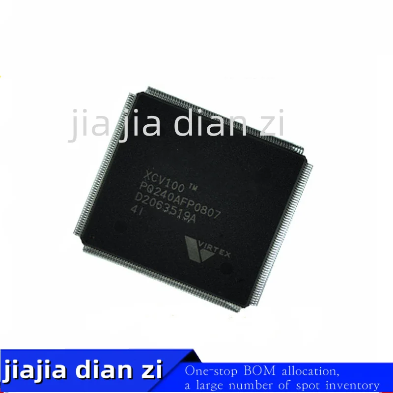 

1pcs/lot XCV100-4PQ240I XCV100 IC FPGA 166 I/O 240QFP ic chips in stock