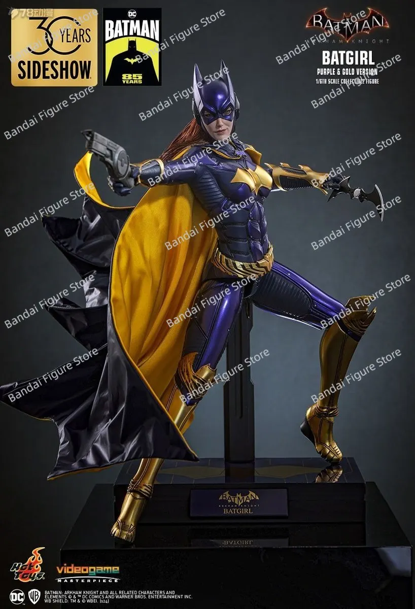 

HOTTOYS HT VGM65 1/6 Collectible BATGIRL Purple&Gold Version Action Figure 30Years Sideshow Delicate 12" Full Set Figurine
