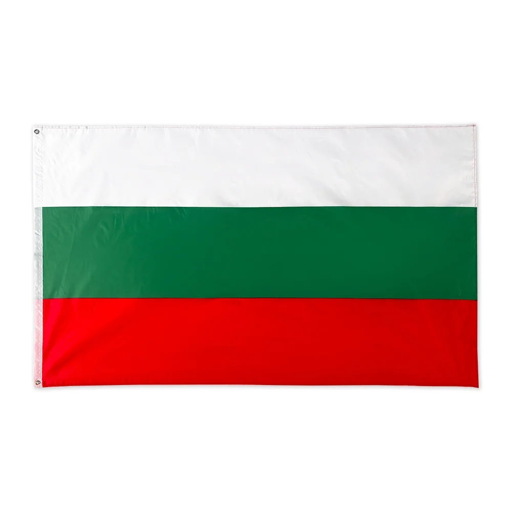 1pc 90x150cm Bulgaria/ Bulgarian Polyester Flag, with 2 Holes on Shaft Cover, Suitable for Outdoor Decor, Yard And Garden Use