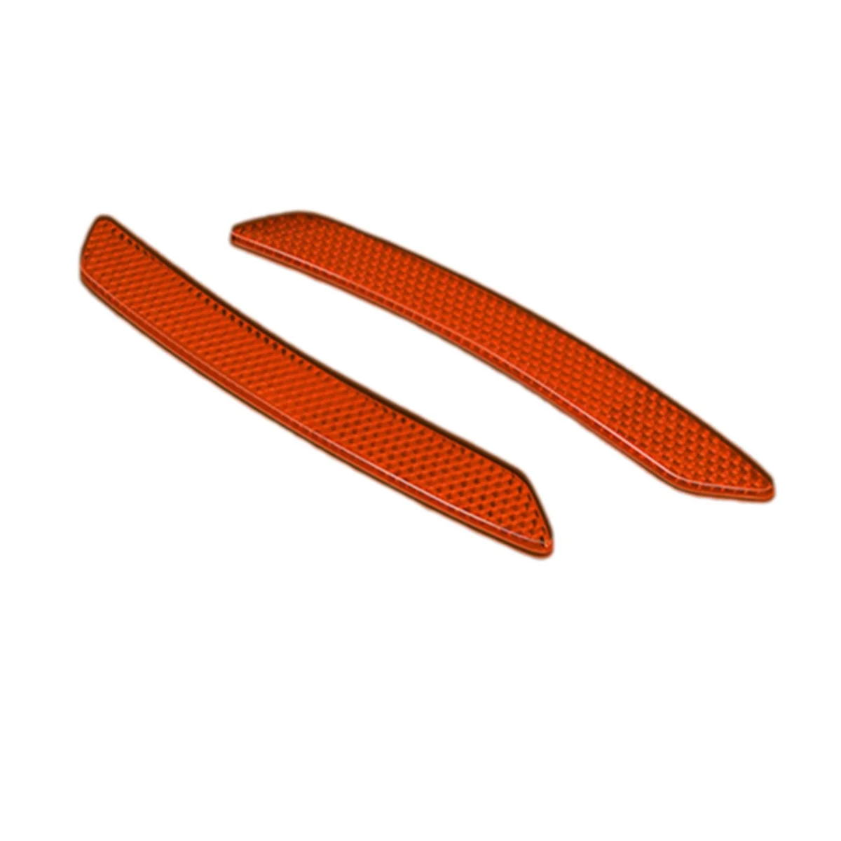 2Pc Car Wheel Eyebrow Reflective Sticker Trim Universal Car Reflector Strip- Warning Tape Reflective Sticker C